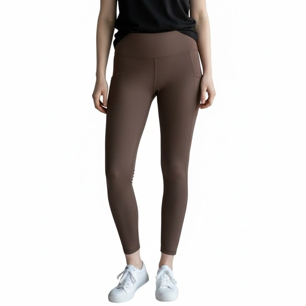 ZYIA Active Barista Brown Light n Tight 7/8 24” NWT Size 14-16
